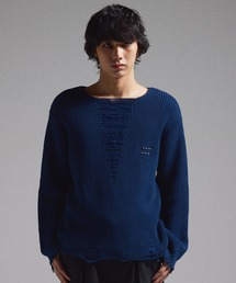 GRANCY（グランシー）の「【GRANCY】Pierced Damage Knit / ピアスダメージニット（ニット/セーター）」