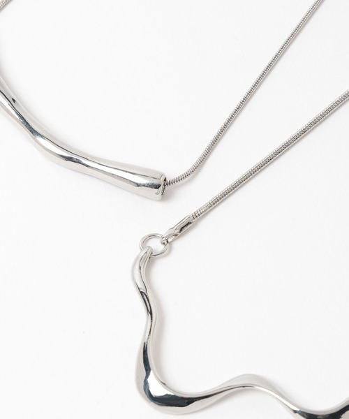 HARE(ハレ)の「2WAYヘンケイモチーフタイネックレス(HARE)(ネックレス・レディース・シルバー/シルバー系その他・FREE)」の14枚目の写真