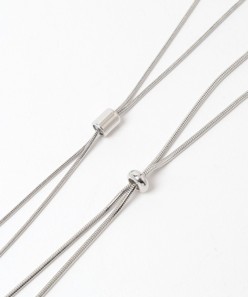 HARE(ハレ)の「2WAYヘンケイモチーフタイネックレス(HARE)(ネックレス・レディース・シルバー/シルバー系その他・FREE)」の19枚目の写真