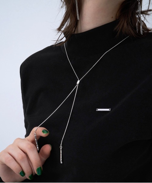 HARE(ハレ)の「2WAYヘンケイモチーフタイネックレス(HARE)(ネックレス・レディース・シルバー/シルバー系その他・FREE)」の22枚目の写真