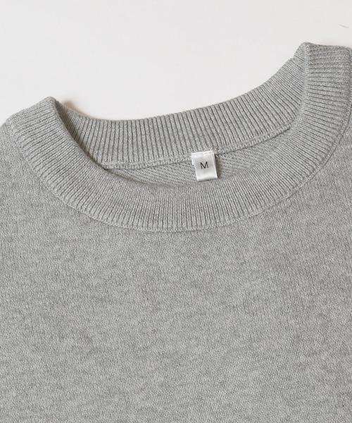 coca(coca)(コカ)の「スウェットライクニット プリントトップス(ニット/セーター・レディース・グレー/チャコール・L/M/S)」の16枚目の写真