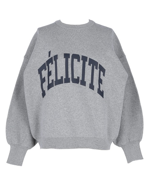 coca(coca)(コカ)の「スウェットライクニット プリントトップス(ニット/セーター・レディース・グレー/チャコール・L/M/S)」の21枚目の写真