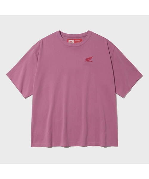 PHYPS MOTORCYCLE(フィップスモーターサイクル)の「Original Wing Small logo T-shirt Dark pink(Tシャツ/カットソー・レディース・その他・LARGE/MEDIUM/SMALL/X-LARGE)」の1枚目の写真