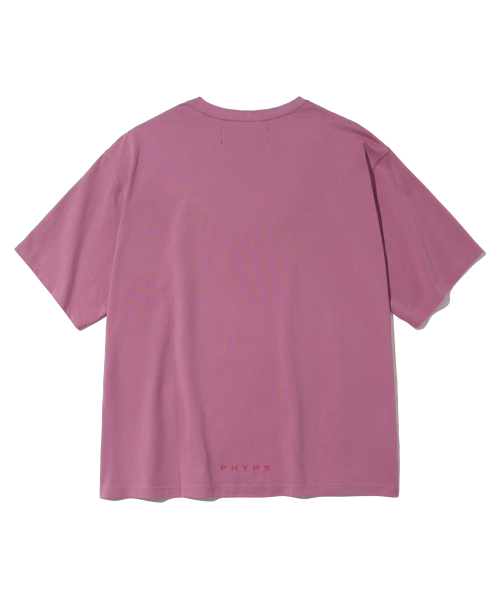 PHYPS MOTORCYCLE(フィップスモーターサイクル)の「Original Wing Small logo T-shirt Dark pink(Tシャツ/カットソー・レディース・その他・LARGE/MEDIUM/SMALL/X-LARGE)」の2枚目の写真