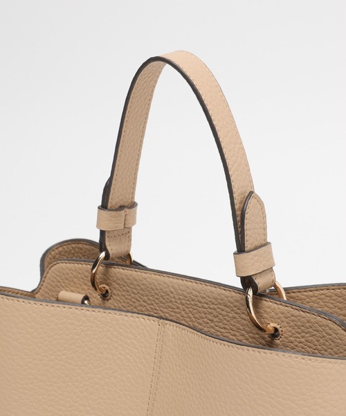 GLOBAL WORK(グローバルワーク)の「メタルワンハンドル2WAYバック/620978(ショルダーバッグ・レディース・アイボリー/ブラック/ベージュ系その他2・ONE SIZE)」の19枚目の写真