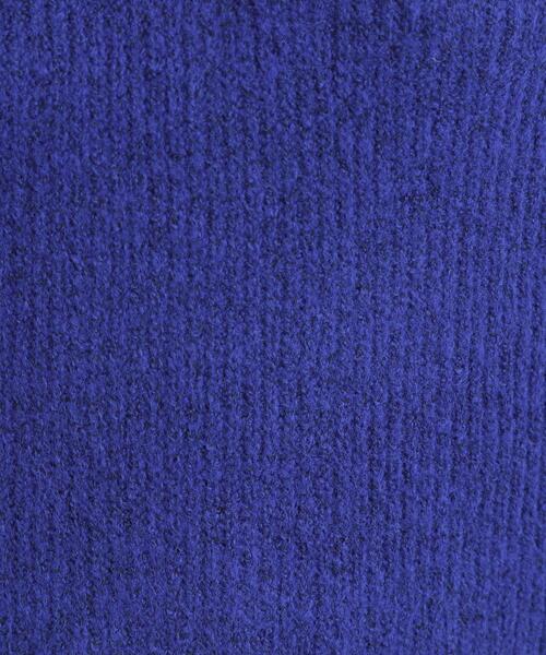 DRESKIP（ドレスキップ）の「【S-LL】お顔周りをすっきり魅せる ふんわり Vネックフードニット（ニット/セーター・レディース・グレー/ブルー系その他/ブラウン系その他・01/02/03/04）」の14枚目の写真