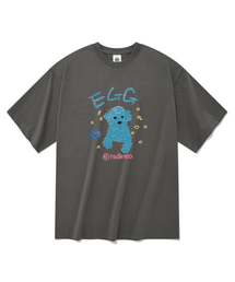 エッグ 半袖Tシャツ グレー
