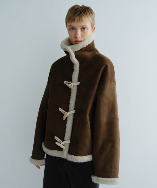 EN OR(エンオール)の「REVERSIBLE MUSTANG JACKET - BROWN(ムートンコート・レディース・その他・FREE)」の2枚目の写真