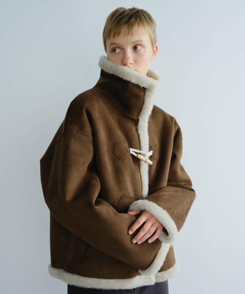 EN OR(エンオール)の「REVERSIBLE MUSTANG JACKET - BROWN(ムートンコート・レディース・その他・FREE)」の3枚目の写真