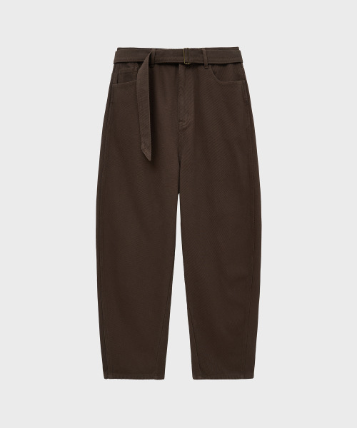 NOIRER(ノイア)の「コットンウィップコードウォッシュドカーブドパンツ(ブラウン)(その他パンツ・メンズ・その他・48/50/52)」の2枚目の写真