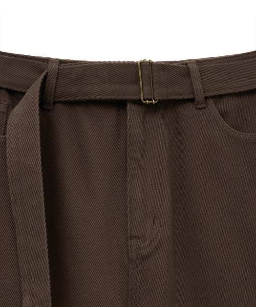 NOIRER(ノイア)の「コットンウィップコードウォッシュドカーブドパンツ(ブラウン)(その他パンツ・メンズ・その他・48/50/52)」の4枚目の写真