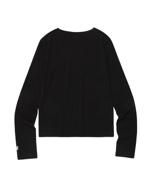 Cavish（カビシ）の「W SLAMMER LS TEE BLACK(CV2DFFT552A)（Tシャツ/カットソー・レディース・ブラック・FREE）」の2枚目の写真
