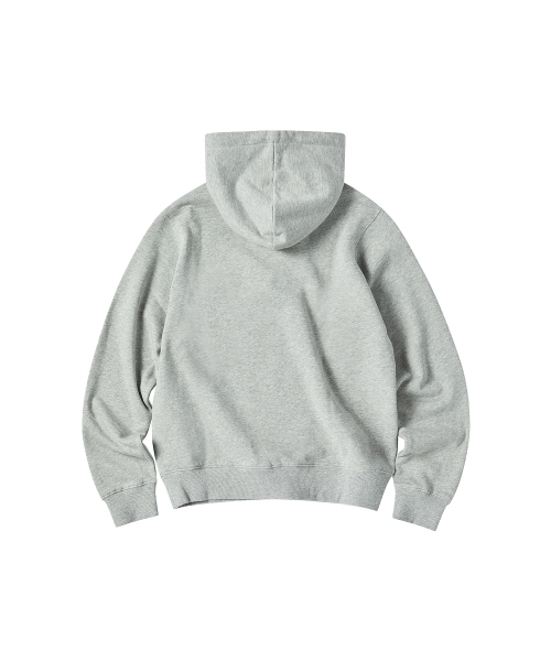 COMONINOZ（コモニノズ）の「W APPLIQUE SWEAT HOODIE [MELANGE]（パーカー・レディース・グレー・FREE）」の3枚目の写真