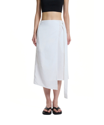 TRUNK PROJECT（トランクプロジェクト）の「Belted Wrap Skirt_WHITE（スカート）」