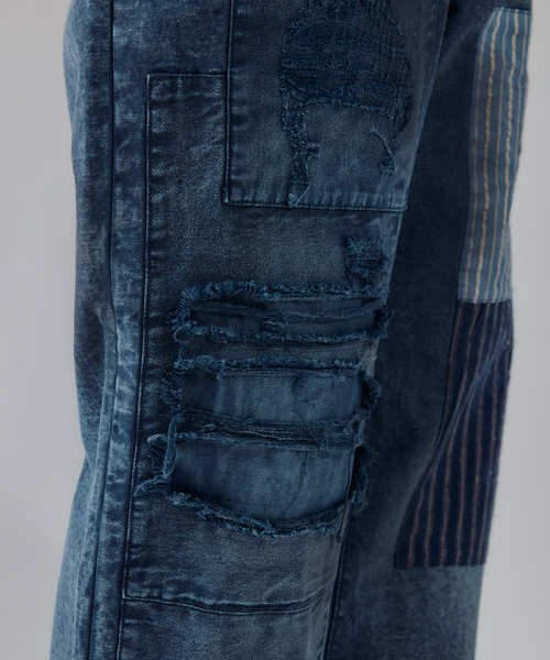 JOURNAL STANDARD J.S HOMESTEAD(ジャーナルスタンダードホームステッド)の「J.S.Homestead / ユーロ ワーク パッチワーク パンツ(その他パンツ・メンズ・ネイビー/チャコールグレー・MEDIUM/LARGE)」の20枚目の写真