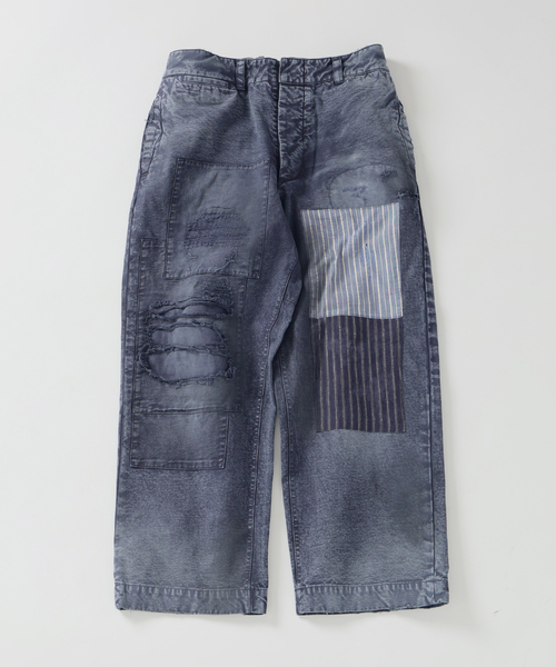 JOURNAL STANDARD J.S HOMESTEAD(ジャーナルスタンダードホームステッド)の「J.S.Homestead / ユーロ ワーク パッチワーク パンツ(その他パンツ・メンズ・ネイビー/チャコールグレー・MEDIUM/LARGE)」の5枚目の写真