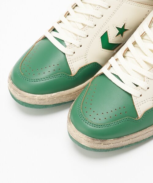 コンバース ウェポン ハイ ストレンジャーシングス28cm 新品 WEAPON HI / STRANGER THINGS 5(10(28cm) Green×White/グリーン