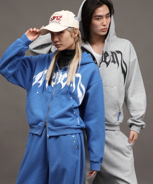 SEQUENZ — SQNZ Blur Logo Zip Parka (толстовка с молнией)
