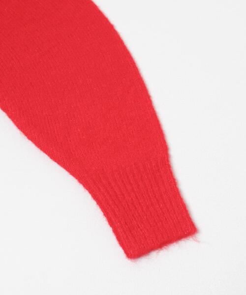 SENSE OF PLACE by URBAN RESEARCH(センスオブプレイスバイアーバンリサーチ)の「アシメネックニット(ニット/セーター・レディース・レッド/グレー/アイボリー/ブラック/ライトブルー・ONE)」の8枚目の写真