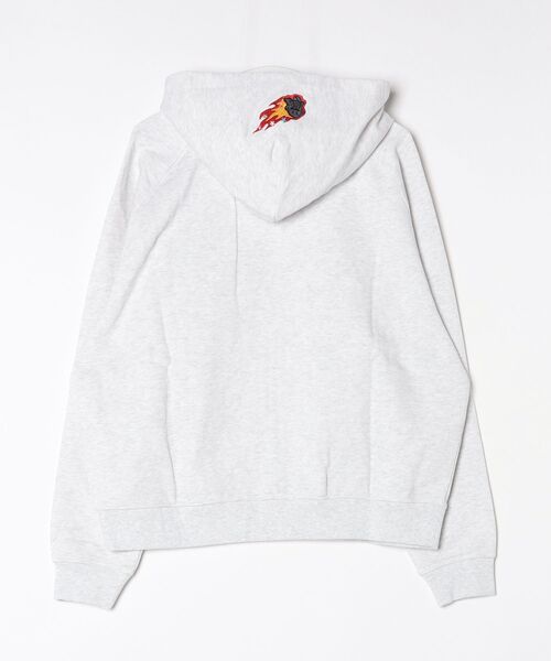 GRAF&WU(グラフアンドユー)の「A'GEM/9 × .kom 『GRAF&WU/グラフアンドユー』Solar System Planet Cute Ghost Embroidered Zip-up Hoodie /太陽系惑星 キュートゴースト 刺繍 ジップアップ パーカー(パーカー・メンズ・ブラック×レッド/マルチ/サックスブルー/ライトグレー・M/L)」の5枚目の写真