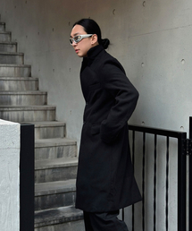 CLACO（クラコ）の「Single wool blend coat (black)（トレンチコート）」