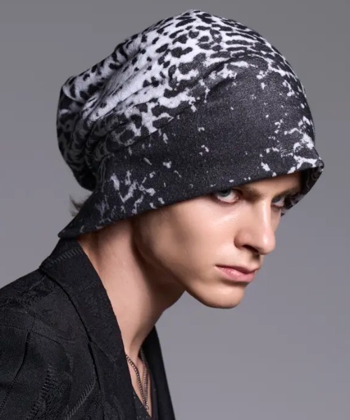 kiryuyrik（キリュウキリュウ）の「Kiryuyrik/キリュウキリュウ/Leopard Pile Jersey Cap/レオパードパイルジャージーキャップ（ニットキャップ/ビーニー・メンズ・レオパード・F）」の3枚目の写真