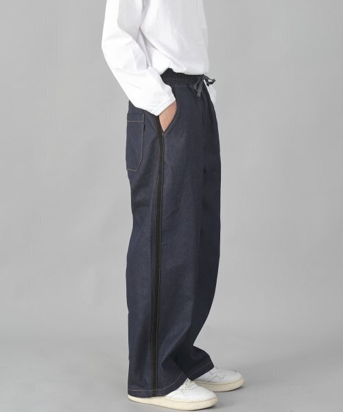 SAINTCREW(セントクルー)の「ブラックPラインEXワイドパンツPLW-341デニムインディゴ(デニムパンツ・メンズ・その他・MEDIUM/LARGE/X-LARGE)」の12枚目の写真