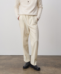 J'RIUM（ジェイリウム）の「Lou Wool Straight Trousers Ivory（スラックス）」