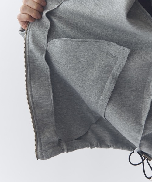 Lui's（ルイス）の「リラックス スタンドブルゾン（スウェット・メンズ・グレー/ブラック/ネイビー/ライトグレー・S/M）」の9枚目の写真