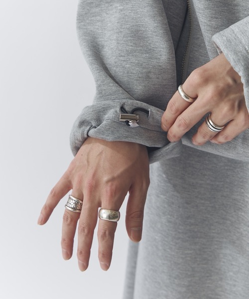 Lui's（ルイス）の「リラックス スタンドブルゾン（スウェット・メンズ・グレー/ブラック/ネイビー/ライトグレー・S/M）」の11枚目の写真