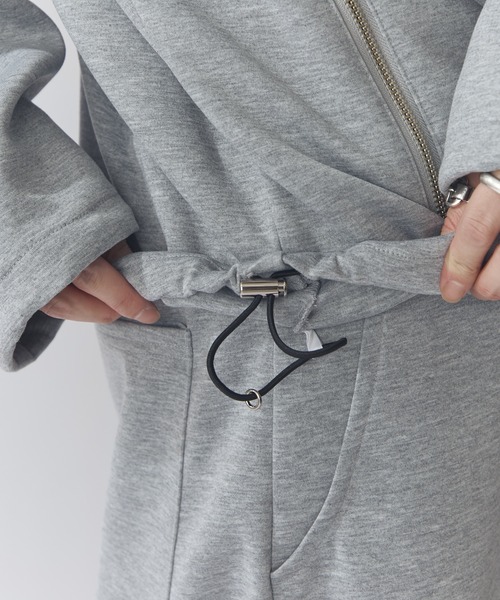 Lui's（ルイス）の「リラックス スタンドブルゾン（スウェット・メンズ・グレー/ブラック/ネイビー/ライトグレー・S/M）」の12枚目の写真