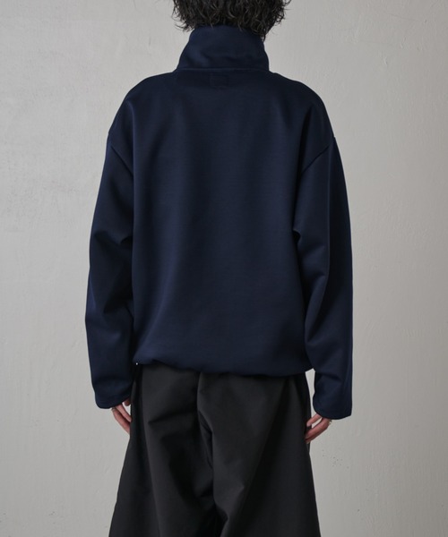 Lui's（ルイス）の「リラックス スタンドブルゾン（スウェット・メンズ・グレー/ブラック/ネイビー/ライトグレー・S/M）」の22枚目の写真