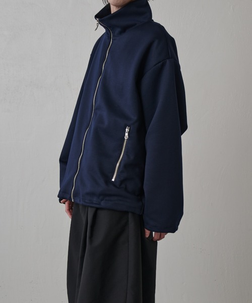 Lui's（ルイス）の「リラックス スタンドブルゾン（スウェット・メンズ・グレー/ブラック/ネイビー/ライトグレー・S/M）」の20枚目の写真