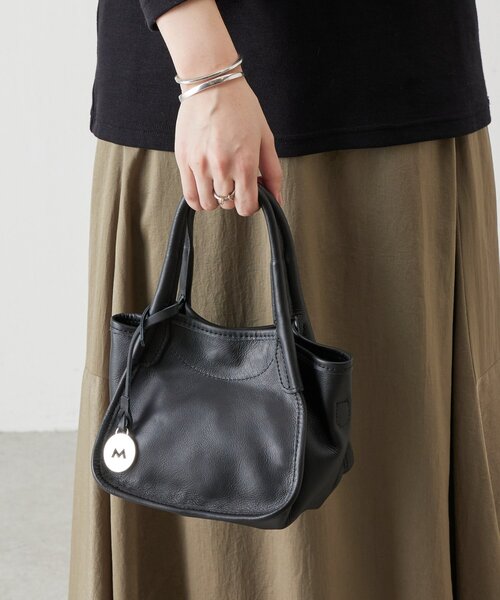 BEARDSLEY(ビアズリー)の「《MARCO MASI》2AWYレザートートバッグ(ブラック)(トートバッグ・レディース・ブラック・FREE)」の8枚目の写真