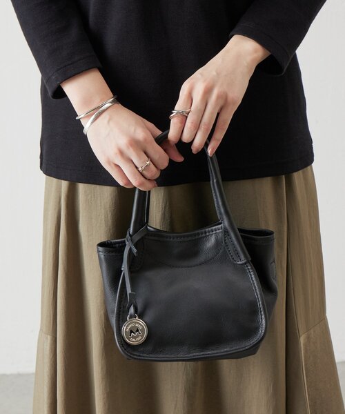 MARCO MASI》2AWYレザートートバッグ（ブラック）（トートバッグ