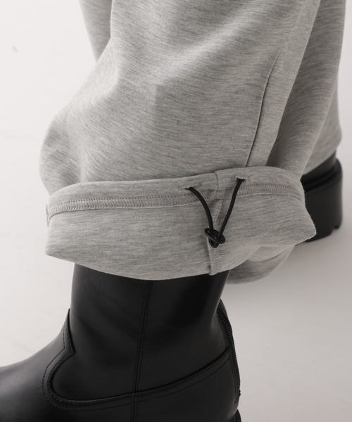 Heather(ヘザー)の「ポンチタックワイドパンツ 642185(スウェットパンツ・レディース・グレー/オートミール・FREE)」の19枚目の写真