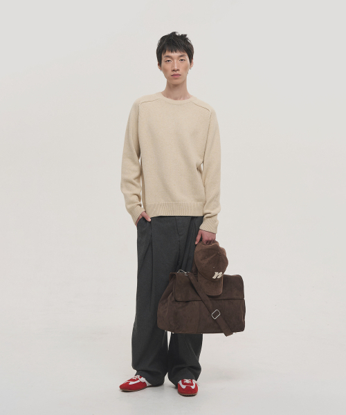 NOISE(ノイズ)の「エッセンシャルラウンドクロップニット - ベージュ(ニット/セーター・レディース・その他・MEDIUM/LARGE/X-LARGE)」の3枚目の写真