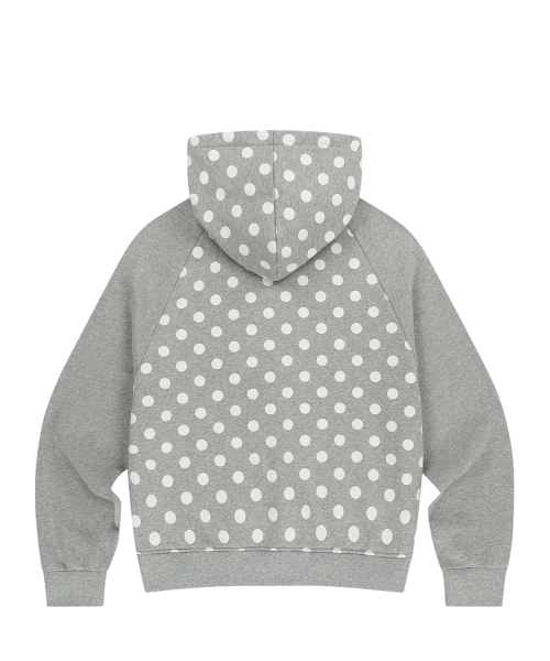 ILLIGO（イリゴ）の「129 ロゴパッチ フードパーカー ジップアップ ドット メランジ（パーカー・レディース・その他・SMALL/MEDIUM/LARGE）」の4枚目の写真