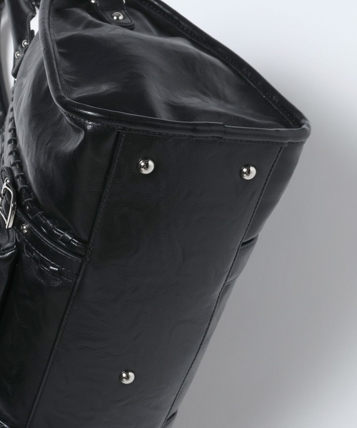 JEANASIS(ジーナシス)の「アンティークステッチボストン/646442(ボストンバッグ・レディース・ブラウン系その他/ブラック/ブルー系その他・FREE)」の7枚目の写真