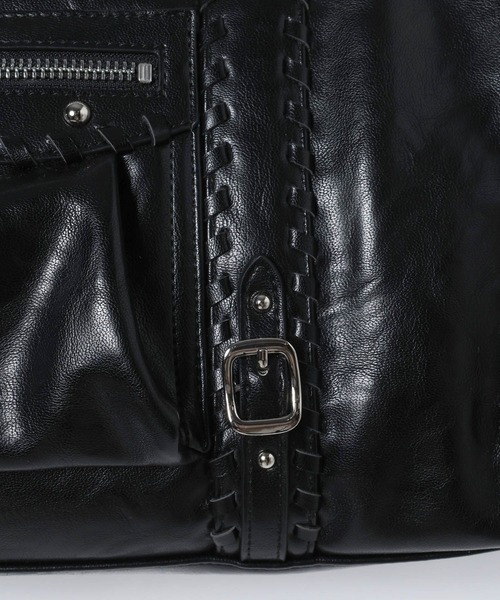 JEANASIS(ジーナシス)の「アンティークステッチボストン/646442(ボストンバッグ・レディース・ブラウン系その他/ブラック/ブルー系その他・FREE)」の8枚目の写真