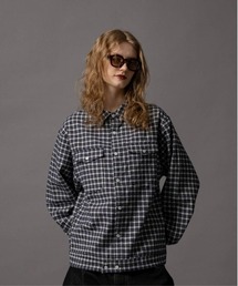 CIVVY. | Double Pocket Check Shirt - ダブルポケットチェックシャツ(シャツ/ブラウス)