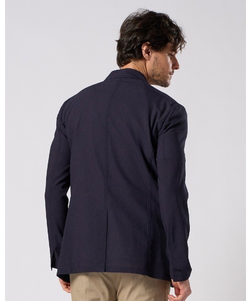 wjk(ダヴルジェイケイ)の「solid collar single jacket(テーラードジャケット・メンズ・ブラック/ネイビー・SMALL/MEDIUM/LARGE/X-LARGE)」の5枚目の写真