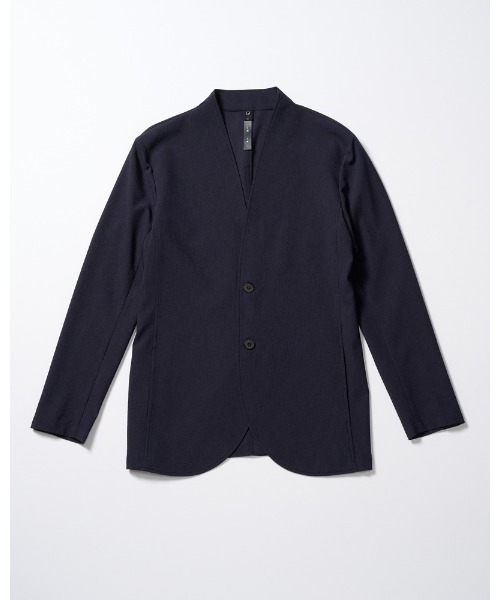 wjk(ダヴルジェイケイ)の「solid collar single jacket(テーラードジャケット・メンズ・ブラック/ネイビー・SMALL/MEDIUM/LARGE/X-LARGE)」の9枚目の写真