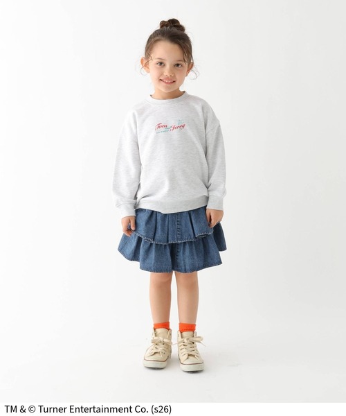 Tom＆Jerry（トムアンドジェリー）の「TOM and JERRY/スウェット/T/625164（スウェット・キッズ・ネイビー/ライトグレー/ライトピンク・120cm/100cm/110cm）」の4枚目の写真