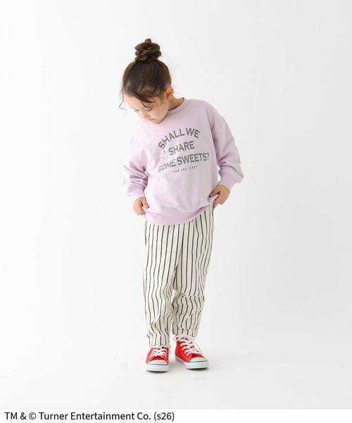 Tom＆Jerry（トムアンドジェリー）の「TOM and JERRY/スウェット/T/625164（スウェット・キッズ・ネイビー/ライトグレー/ライトピンク・120cm/100cm/110cm）」の8枚目の写真