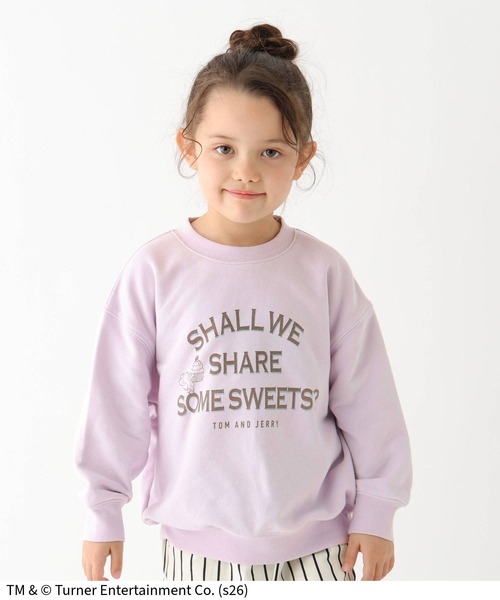 Tom＆Jerry（トムアンドジェリー）の「TOM and JERRY/スウェット/T/625164（スウェット・キッズ・ネイビー/ライトグレー/ライトピンク・120cm/100cm/110cm）」の5枚目の写真