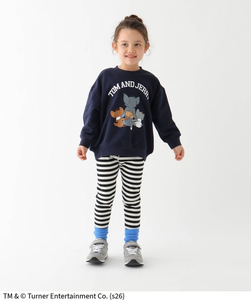 Tom＆Jerry（トムアンドジェリー）の「TOM and JERRY/スウェット/T/625164（スウェット・キッズ・ネイビー/ライトグレー/ライトピンク・120cm/100cm/110cm）」の12枚目の写真