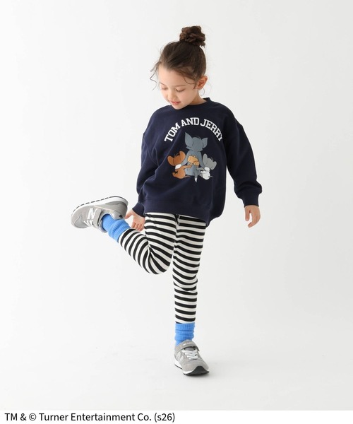 Tom＆Jerry（トムアンドジェリー）の「TOM and JERRY/スウェット/T/625164（スウェット・キッズ・ネイビー/ライトグレー/ライトピンク・120cm/100cm/110cm）」の16枚目の写真