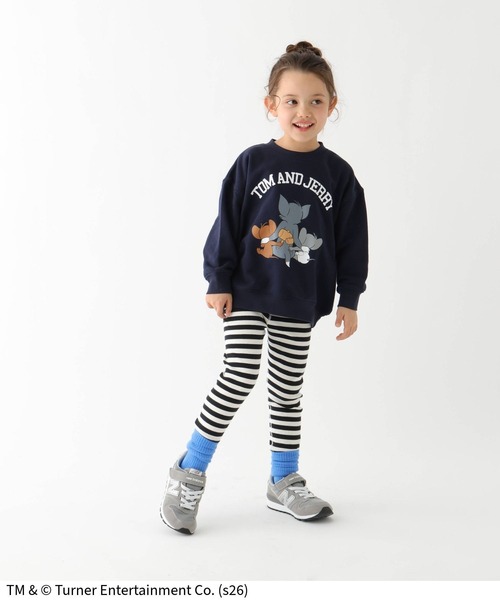 Tom＆Jerry（トムアンドジェリー）の「TOM and JERRY/スウェット/T/625164（スウェット・キッズ・ネイビー/ライトグレー/ライトピンク・120cm/100cm/110cm）」の9枚目の写真