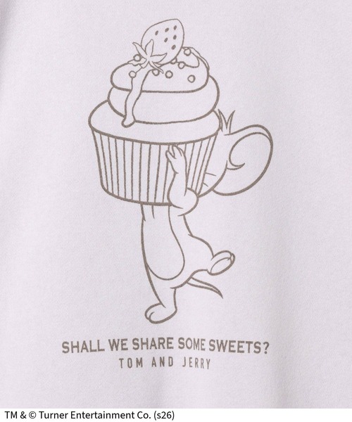 Tom＆Jerry（トムアンドジェリー）の「TOM and JERRY/スウェット/T/625164（スウェット・キッズ・ネイビー/ライトグレー/ライトピンク・120cm/100cm/110cm）」の14枚目の写真